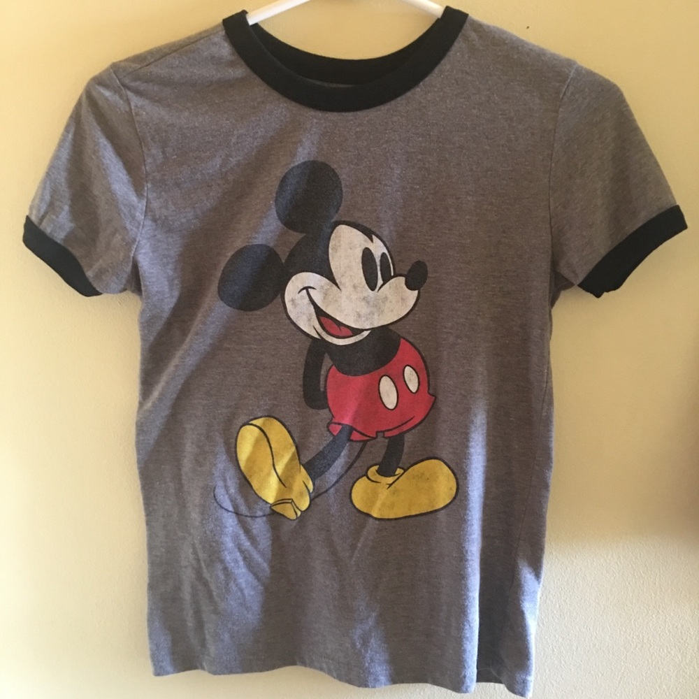 VINTAGE LOOKING DISNEY MICKEY MOUSE WOMENS TEE